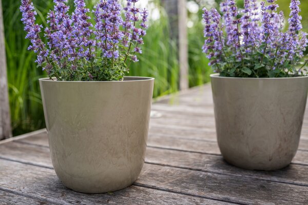Ter Steege Květináč Palermo marble clay D23 H22