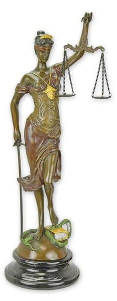 Bronzová socha Themis – Spravedlnost