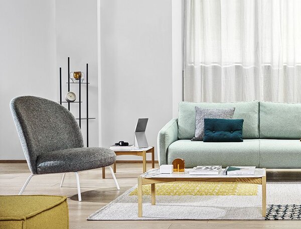 Calligaris Květinový stojan Circles, kovový, CS5107 provedení rám/struktura: Matný černý lak (kov)