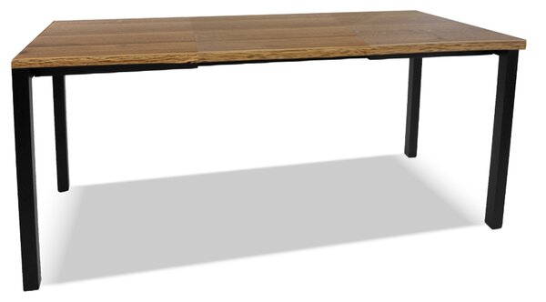 Moderní stoly Jídelní stůl TRANSFOR masiv dub/hliník, ROZKLÁDACÍ