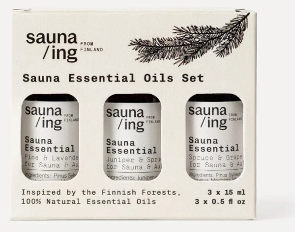 Set vůní do sauny sauna/ing 3x15ml / dárkový box