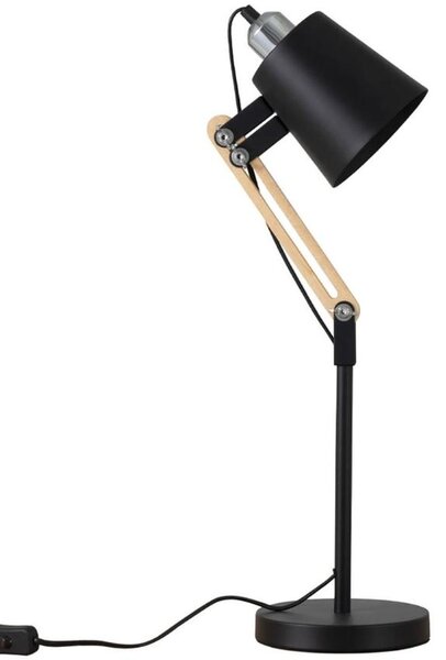 Černá kovová stolní lampa Somcasa Antia 55 cm