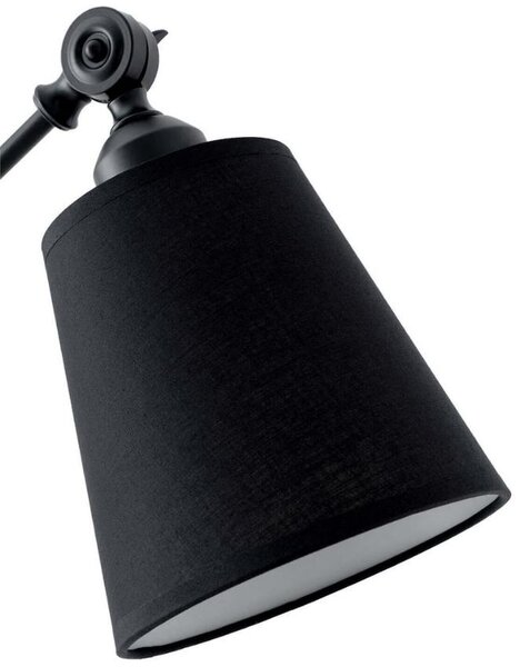 Černá kovová stolní lampa Somcasa Lizar 67 cm