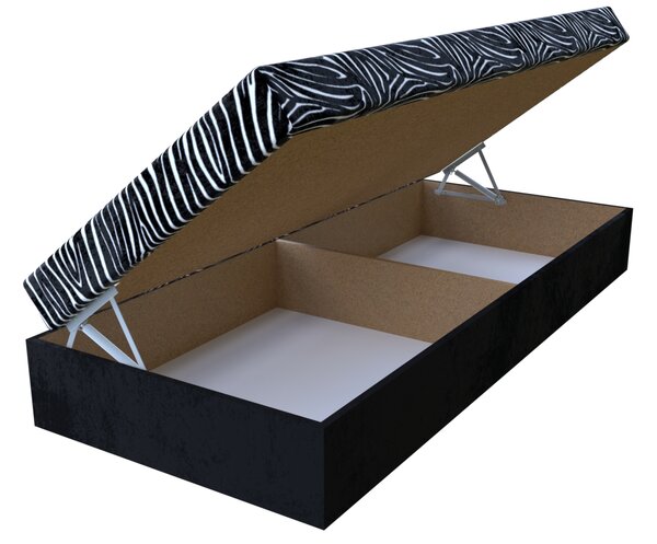 Válenda Zebra/černá s úložným prostorem