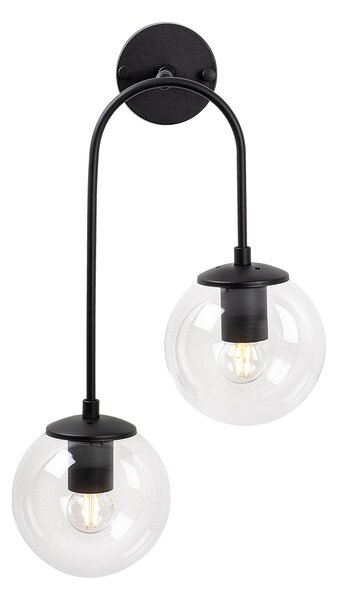 ASIR Nástěnné svítidlo JEWEL - 10570 černá