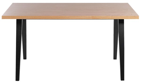 Jídelní stůl LENISTER Hnědá/Černá 150 cm 90 cm