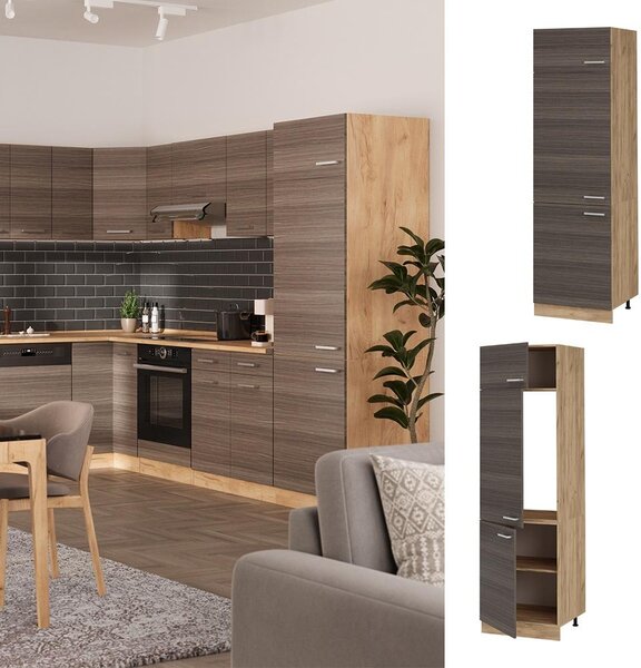 Skříňka na lednici Vicco R-Line Ušlechtilá šedá 60 cm, Model 54208