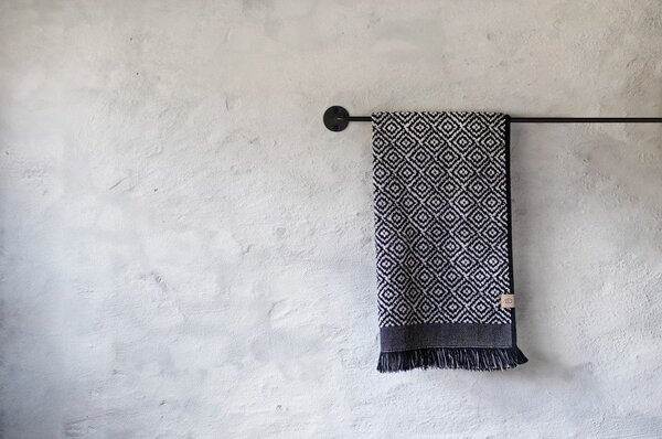 Černobílé bavlněné ručníky v sadě 2 ks 35x60 cm Morocco – Mette Ditmer Denmark