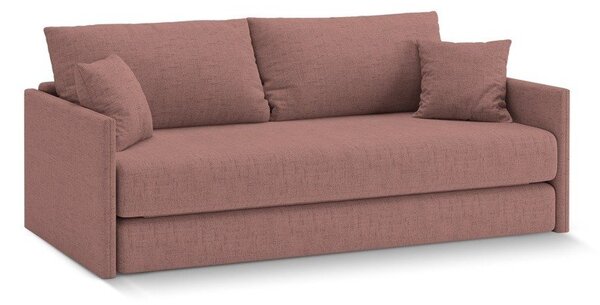 Růžová žinylková rozkládací pohovka 209 cm Shannon – Cosmopolitan Design