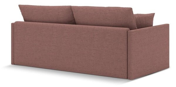 Růžová žinylková rozkládací pohovka 209 cm Shannon – Cosmopolitan Design