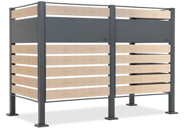 Skříň pro 2 odpadkové koše 120l nebo 240l Breda CoverTech