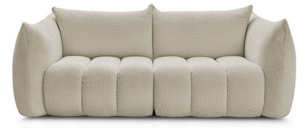 Béžová pohovka z textilie bouclé 234 cm Azra – Bobochic Paris