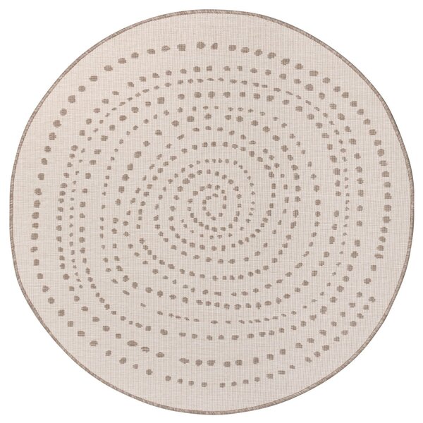 NORTHRUGS - Hanse Home koberce Kusový koberec Twin-Wendeteppiche 105414 Linen kruh - 140x140 (průměr) kruh cm
