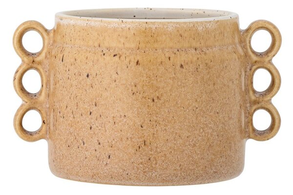 Kameninový ručně malovaný obal na květináč ø 15 cm Souri – Bloomingville