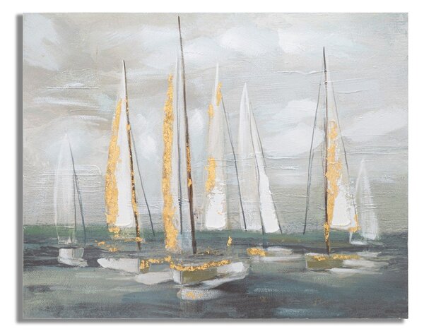 Obraz 100x80 cm Gold Boat - Mauro Ferretti