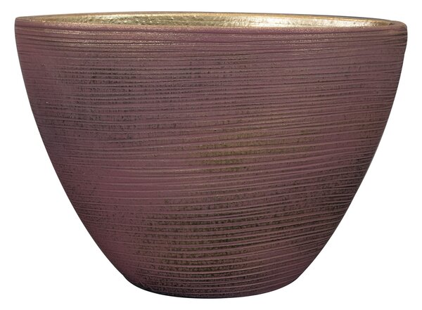 Ter Steege Váza široká Lydia shiny purple D33x16 H25