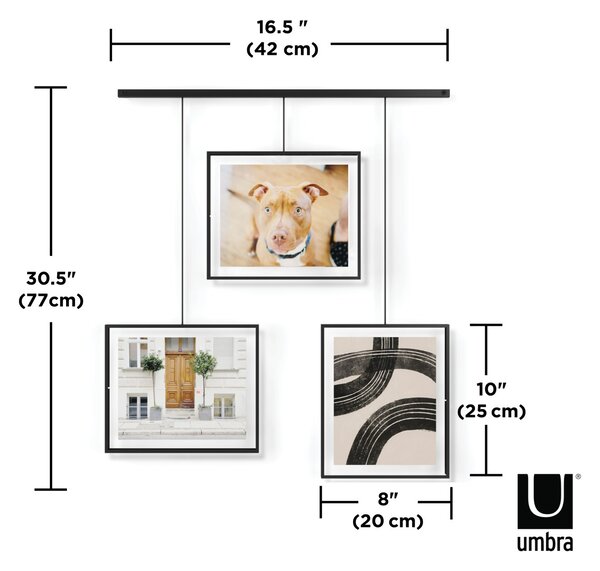 Fotorámečky Umbra EXHIBIT černé