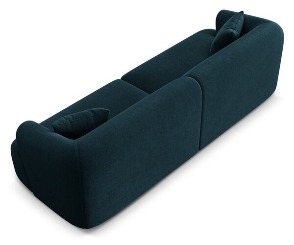 Sametová pohovka v petrolejové barvě 255 cm Campi – Cosmopolitan Design