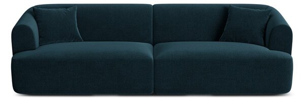 Sametová pohovka v petrolejové barvě 255 cm Campi – Cosmopolitan Design