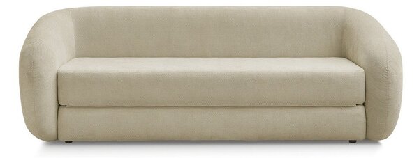 Taupe žinylková rozkládací pohovka 228 cm Neyo – Bobochic Paris