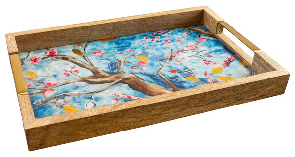 Ter Steege Podnos Blossom blue D34x23 H4