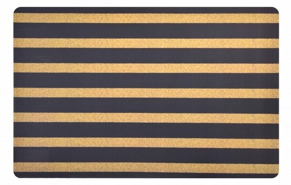 Cookini Prostírání Stripe 43,5 x 28,2 cm zlaté/černé