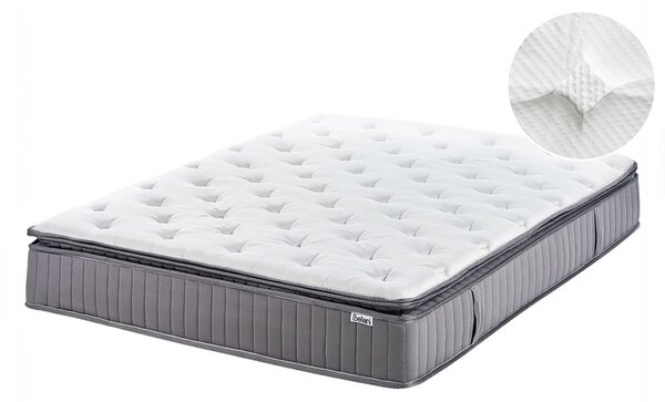 Matrace s gelovou paměťovou pěnou a taštičkovými pružinami COOL HYBRID 7 PRO H2/3 středně tvrdá 120 x 200 cm