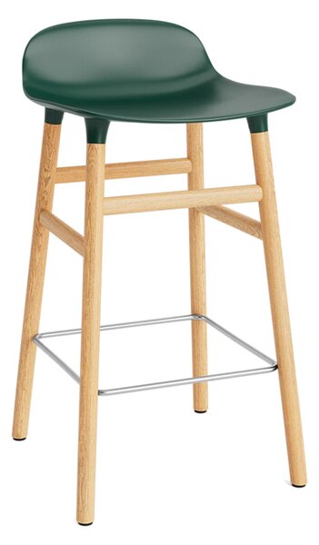 Normann Copenhagen designové barové židle Form Barstool Wood (65 cm)