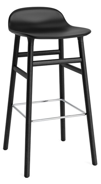 Normann Copenhagen designové barové židle Form Barstool Wood (75 cm)