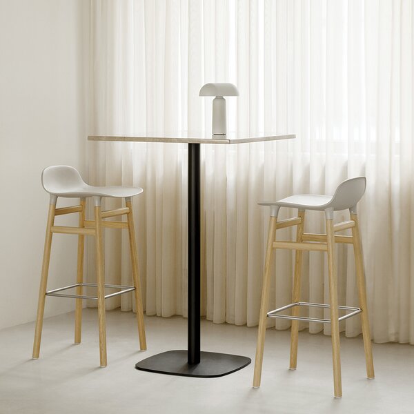 Normann Copenhagen designové barové židle Form Barstool Wood (75 cm)