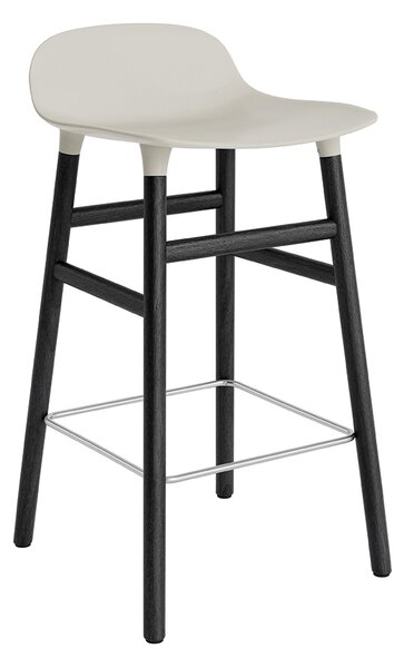 Normann Copenhagen designové barové židle Form Barstool Wood (65 cm)