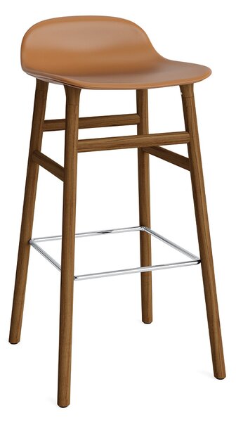 Normann Copenhagen designové barové židle Form Barstool Wood (75 cm)