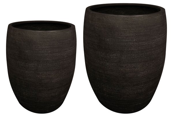 Ter Steege Sada 2 váz Ciana black D55 H68
