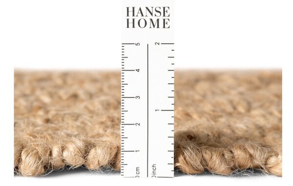 Oboustranný/ručně tkaný jutový běhoun v přírodní barvě 80x300 cm Fjord – Hanse Home