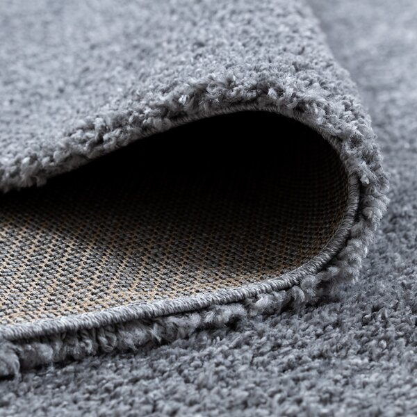 Dywany Łuszczów, Kusový koberec Berber 9000 light grey, 80x150, šedá, obývací pokoj