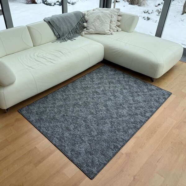 Vopi, Kusový koberec Madrid šedý, 57x120, šedá, chodba / předsíň