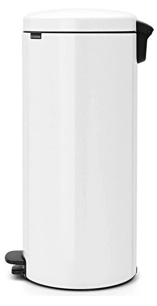 Bílý nášlapný ocelový odpadkový koš 30 l NewIcon – Brabantia