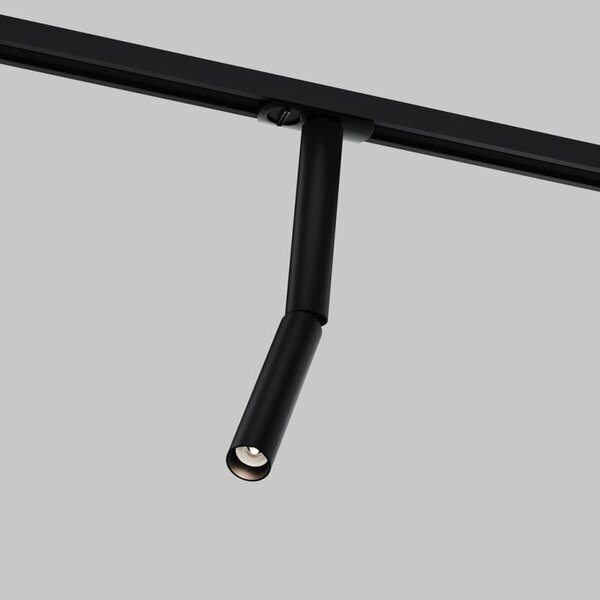 Maytoni Reflektorové LED svítidlo FOCUS DUAL 6W pro 1F systém UNITY, v. 32,5 cm, 3000K Barva: Černá