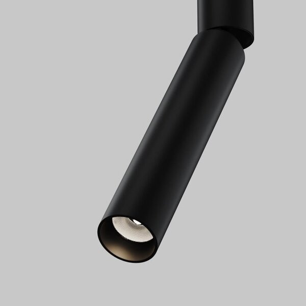 Maytoni Reflektorové LED svítidlo FOCUS DUAL 6W pro 1F systém UNITY, v. 32,5 cm, 3000K Barva: Černá