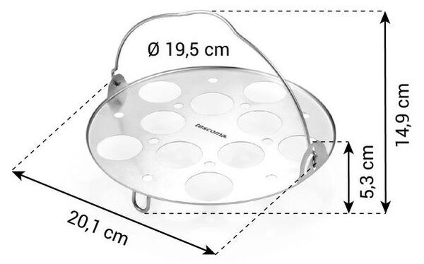 Podložka na vaření vajec GrandCHEF ø 19 cm