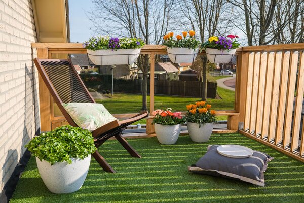 Ter Steege Květináč Nova terrazzowhite D29 H22