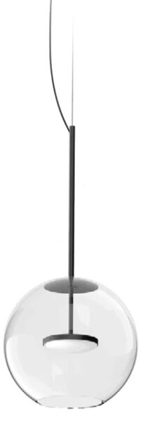 Linealight Závěsné LED svítidlo Cristalbolla_P ø24,5 cm, 10W Barva: Černá, Chromatičnost: 2700K