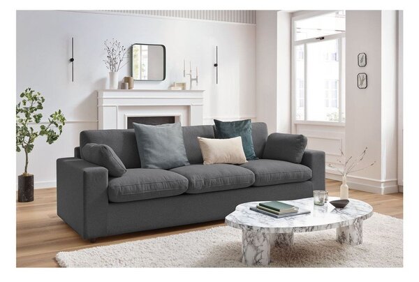 Tmavě šedá pohovka 250 cm Belair – Bobochic Paris