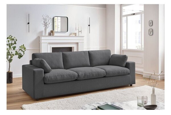 Tmavě šedá pohovka 250 cm Belair – Bobochic Paris