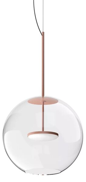 Linealight Závěsné LED svítidlo Cristalbolla_P ø34 cm, 17W Barva: Černá, Chromatičnost: 2700K