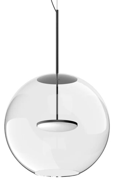 Linealight Závěsné LED svítidlo Cristalbolla_P ø44 cm, 23W Barva: Černá, Chromatičnost: 2700K