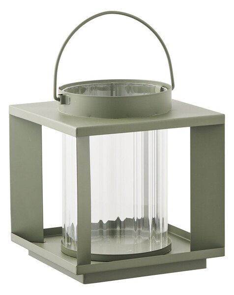 Kovová/skleněná lucerna (výška 20,5 cm) Lohals – House Nordic