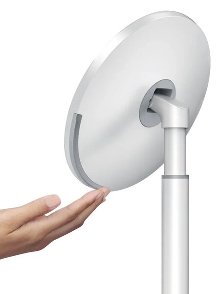 Kosmetické zrcátko Simplehuman Sensor Touch, DUAL LED osvětlení, 5x, dobíjecí, bílá ocel