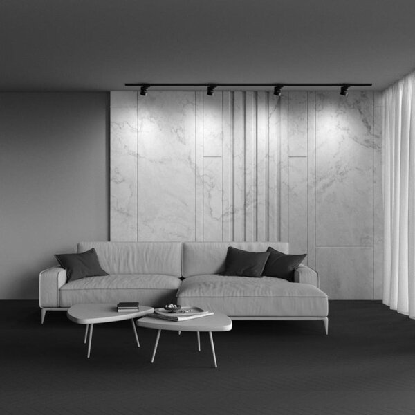 Maytoni Reflektorové LED svítidlo ONDA 12W pro 1F systém UNITY, v. 80 mm, 3000K nestmívatelné Barva: Bílá