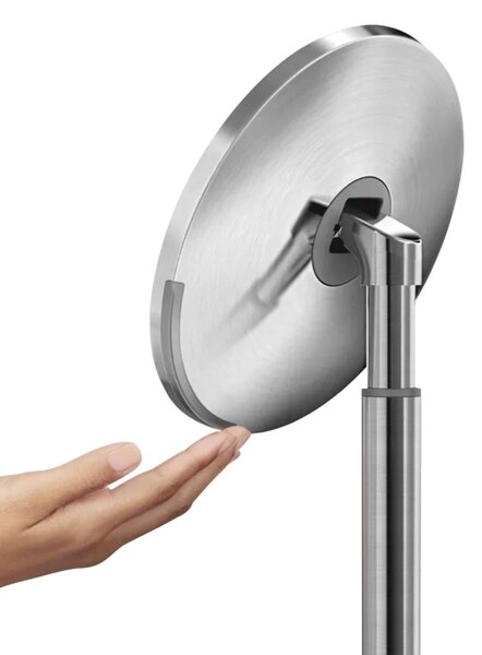 Kosmetické zrcátko Simplehuman Sensor Touch, DUAL LED osvětlení, 5x, dobíjecí, matná nerez